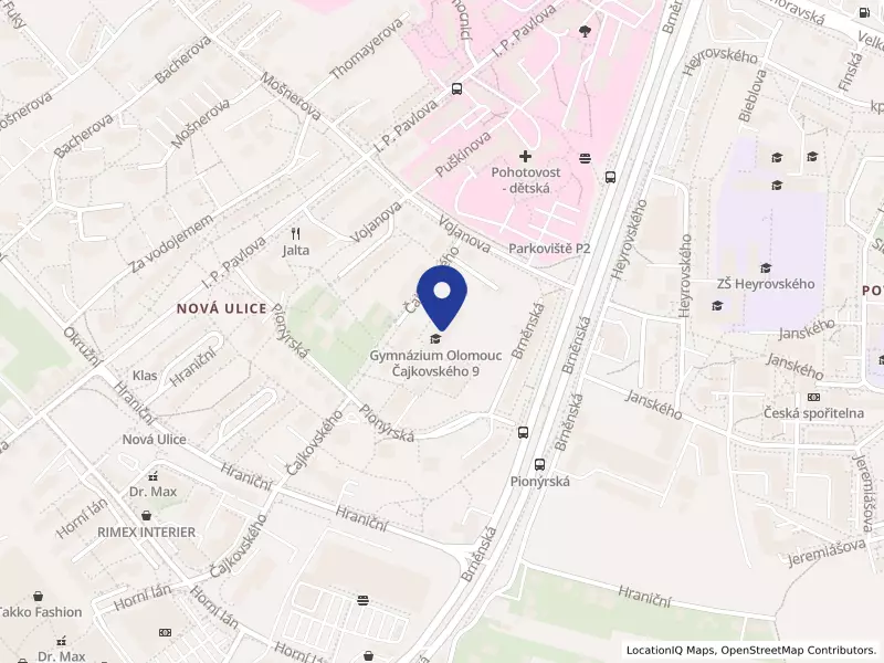 Nadační fond při Gymnáziu, Olomouc, Čajkovského 9