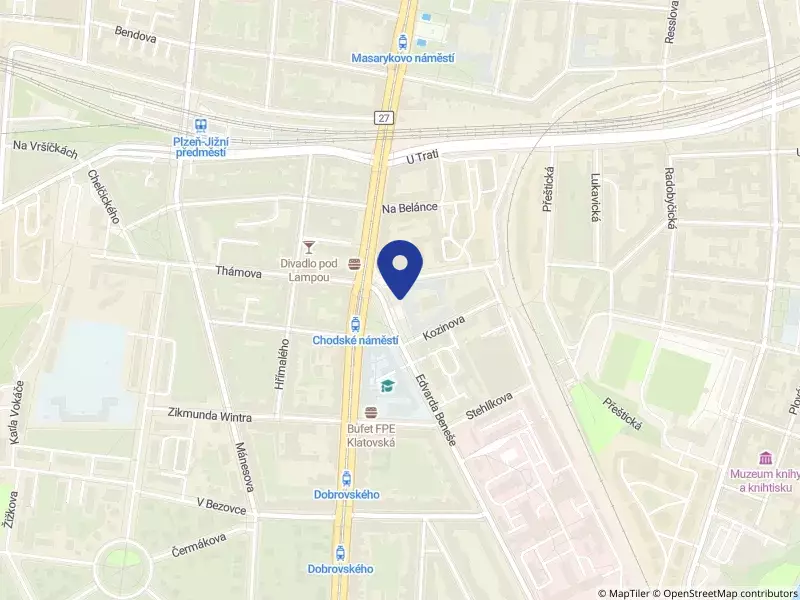 Střední průmyslová škola stavební, Plzeň, Chodské nám. 2