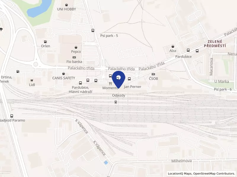 OSŽ ZO ČD Železniční stanice Pardubice
