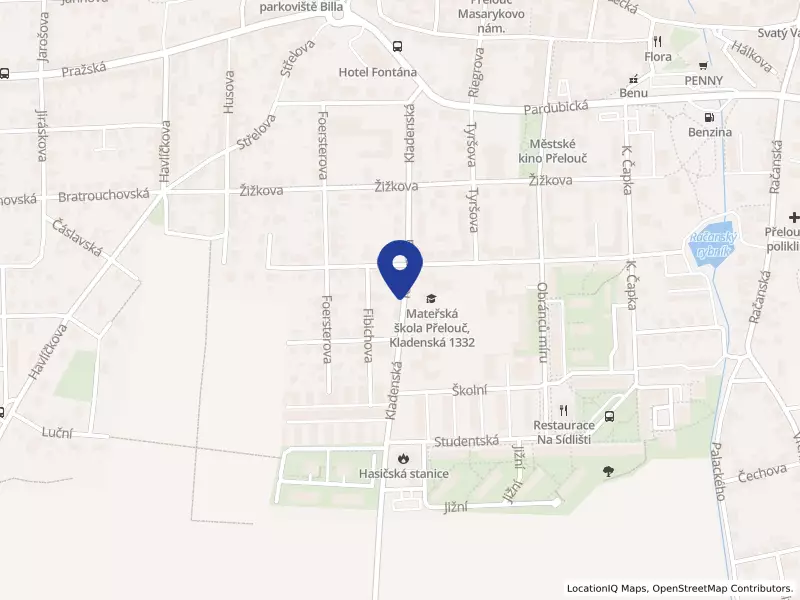 Mateřská škola Přelouč, Kladenská 1332, okres Pardubice