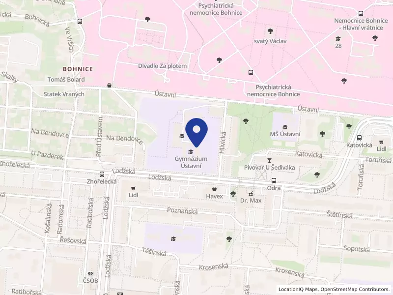 Základní škola a mateřská škola Ústavní, Praha 8, Hlivická 1