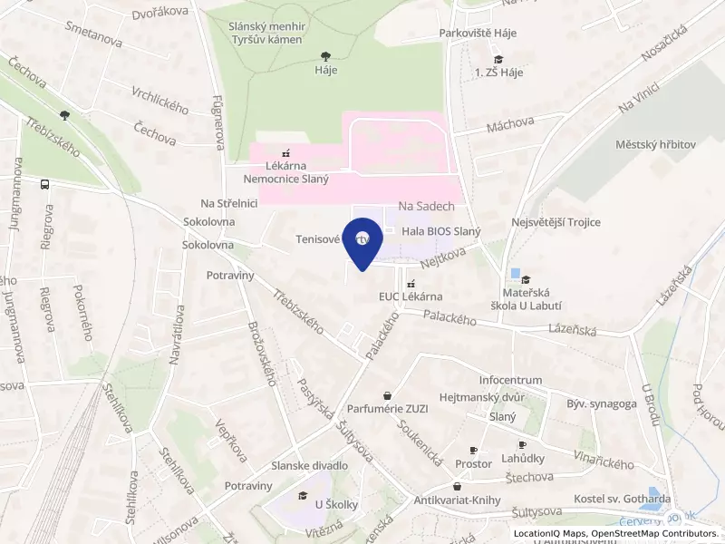 Školní jídelna Slaný, Na Sadech 1238, okres Kladno